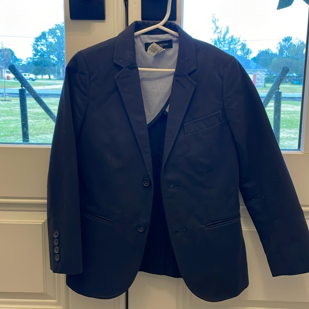 Boys size 6-7 Jcrew navy blazer
